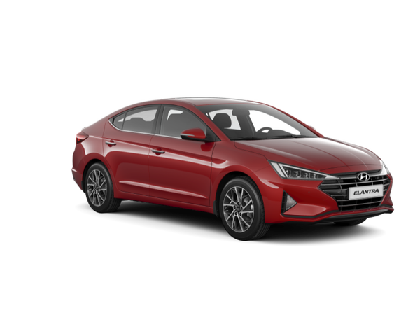 Hyundai Elantra Цвет: Красный (Fiery Red)