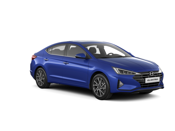 Hyundai Elantra Цвет: Синий (Intense Blue)